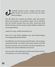 Seite 10 »Das Märchen vom Hagebutz« Abschnitt zur Szene »Drachenflug«